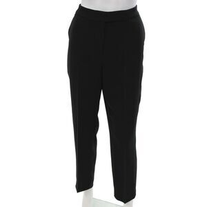 Hobbs Womens Ankle Dress Pants Black 100% Polyester Size 8